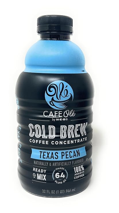 Cafe Ole by HEB Texas Pecan Cold Brew Concentrate - 32oz - caramel & pecan flavored