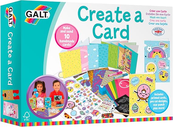 Galt Create a Card Craft Kit for Kids, Activity Set for Children Age 6 Plus