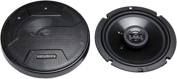 Hifonics Zeus ZS65CXS 6.5 Inch 3 Way 300W Shallow Mount Coaxial Speakers, Pair