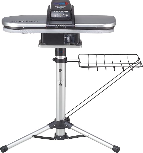 Silver Steam Ironing Press 64cm with Stand by Speedypress