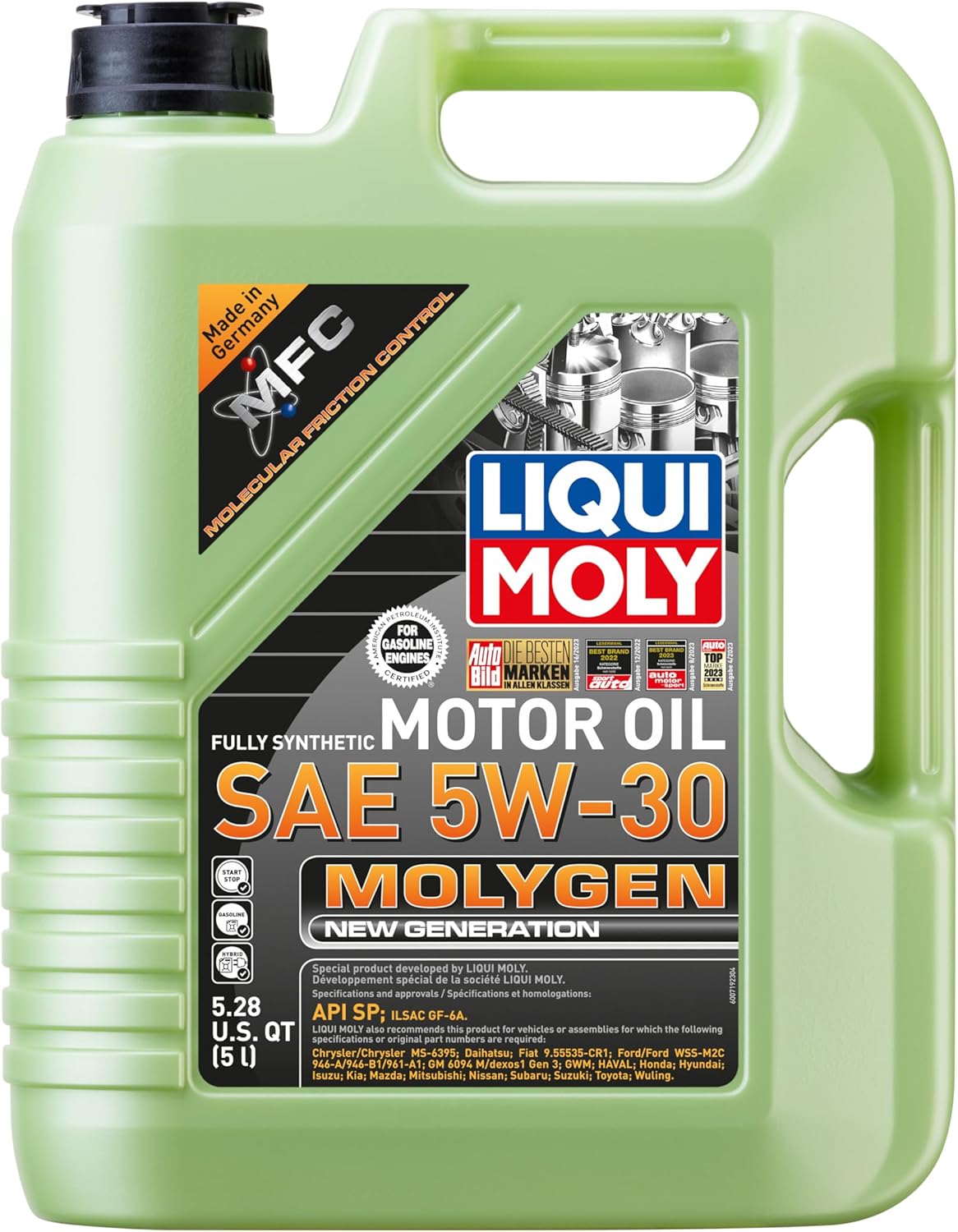 LIQUI MOLY NEW GENERATION 5W-30 MOTOR OIL | 5 Liters | Fully Synthetic Engine Oil | SKU: 20228