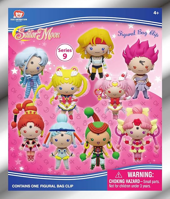Sailor Moon Series 9 3D Foam Bag Clip - Monogram Int. Collectible Bag Clip - Blind Bag