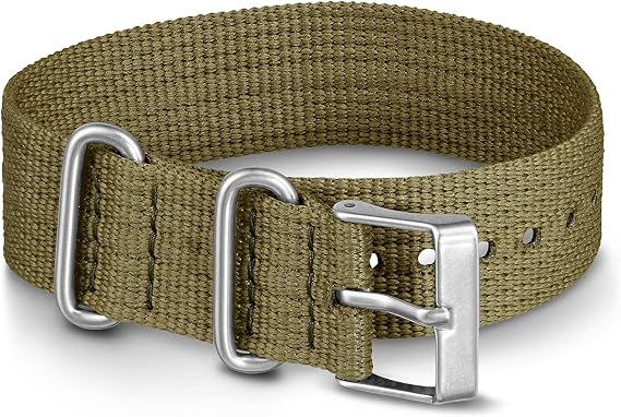 Timex Unisex 20mm Fabric Slip-Thru Single Layer Strap