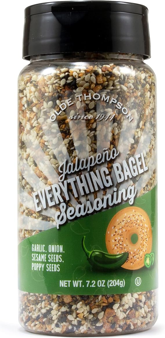 Olde Thompson Everything Bagel Seasoning With Jalapeno, Spice And Seasoning Blend 7.2 oz