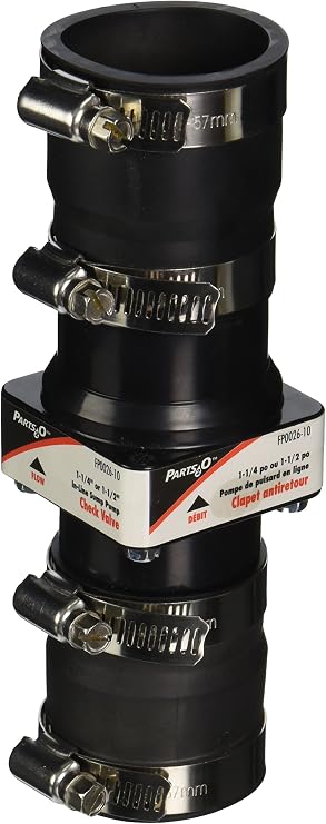Parts2O FP0026-10 Inline Check Valve