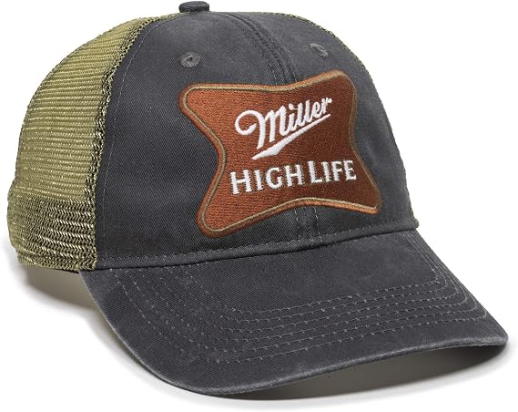 Outdoor Cap Miller Lite Structured Patch Cap, Light Gray