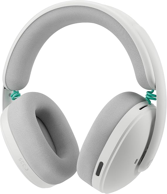 Logitech G325 Lightspeed Wireless Gaming Headset - White | All-Day Comfort, Built-in Mic with Noise Reduction, 24-Bit Audio, 24+ Hr Battery Life, for PC, PlayStation, Switch, Mobile