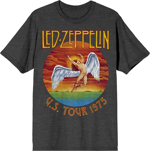 Led Zeppelin U.S. Tour 1975 T-Shirt - Vintage Rock Tee