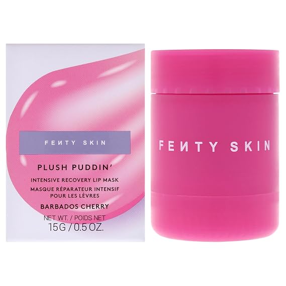 Plush Puddin Intensive Recovery Lip Mask - Barbados Cherry by Fenty Beauty for Women - 0.5 oz Lip Mask
