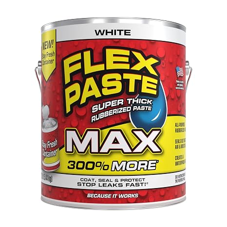 Flex Seal Flex Paste Rubber Coating 12 lbs - Case Count: 1"