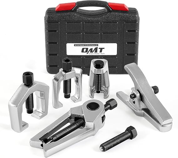 OMT Ball Joint Splitter, 5pc Heavy Duty Tie Rod End Separator Puller Set