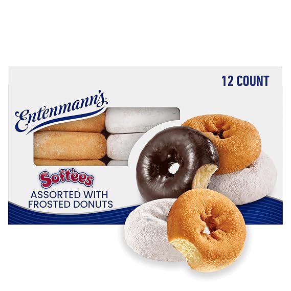 Entenmann's, Softee Assorted Donuts, 21 oz
