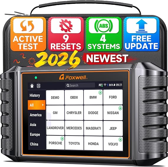 FOXWELL NT716 Bidirectional OBD2 Scanner 4-System Code Reader for Mechanics