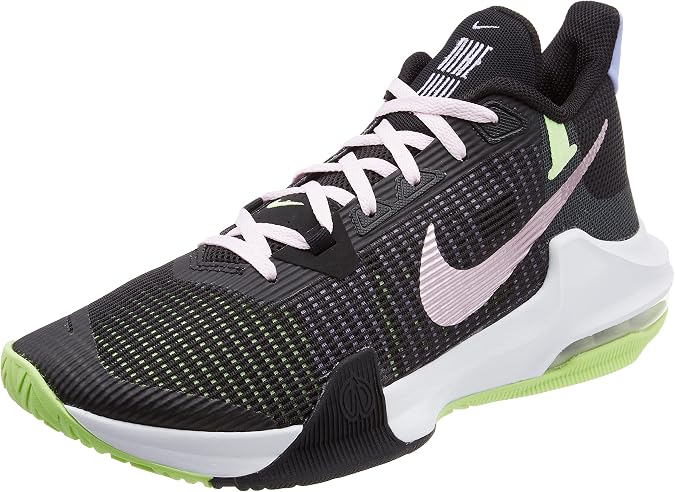 Nike Men's Air Max Impact 3 Basketball Black/Pink Foam/Ghost Green 8.5