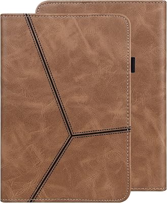 ALILANG Case for iPad Pro 11 inch Case 2022202120202018, iPad Air 5th4th Generation 10.9 inch Case 20222020 with Pen Holder & Auto WakeSleep Smart PU Leather Tablet Case-Brown