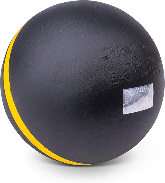 HAEST Nelco KIN-O-MAX Competition Shot - 5.00 kg - 114 mm - Steel Shot Put for Athletics - Balanced and Modern
