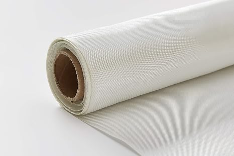 6 Oz. Fiberglass Fabric Cloth Mesh, 50" x 10 Yards, Fiberglass Mat Material Roll Woven Roving for Tub Shower Boat Pool Repair (125 Sq.Ft)