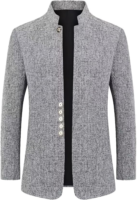 INVACHI Men's Slim Fit Blazer Business Casual Jacket Men Sport Suit Jacket for Men