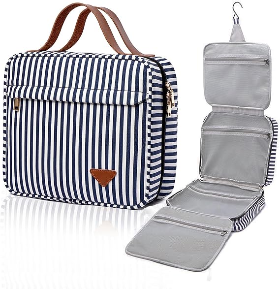 Hanging Travel Toiletry Bag - Large Toiletry Bag with Hook