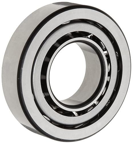 FAG 7210B-TVP-UO Angular Contact Ball Bearing, Single Row, Open, 40 Contact Angle, Polyamide/Nylon Cage, Normal Clearance, Metric, 50mm ID, 90mm OD, 20mm Width, 8000rpm Maximum Rotational Speed, 6950lbf Static Load Capacity, 8300lbf Dynamic Load Capacity,