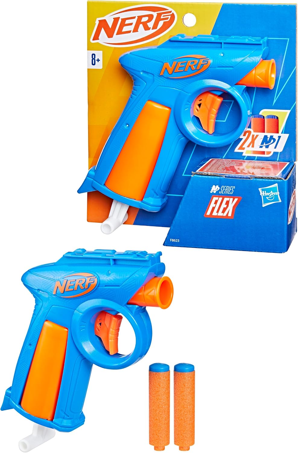 Nerf N Series Flex Dart Gun - 2 Pieces Compatible with N1 Darts