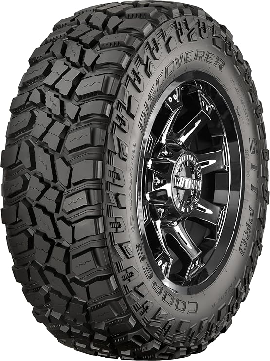 Cooper Discoverer STT Pro All-Season 35X12.50R18LT 118Q Tire | Light Truck Mud Terrain All Season Traction 118Q Rated D (8 Ply) Radial Construction Black Sidewall Tire