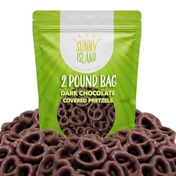 Dark Chocolate Covered Mini Pretzels, 2 Lb Bag