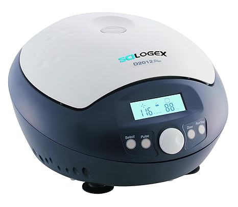 SCILOGEX SCI-12 High Speed Micro-Centrifuge 12-Place Rotor for 1.5/2.0mL Tubes 15,000 RPM Max Speed - Quiet Benchtop Lab Centrifuge 110V/60Hz