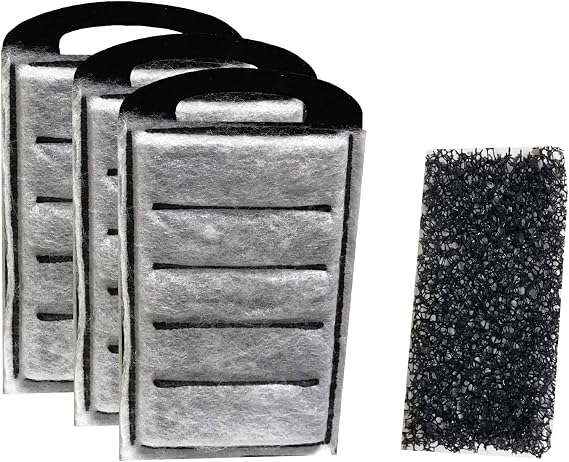3 Pack Performance Replacement Cartridges: Fits Aquarium Masters Nano & Deep Blue Professional BioMaxX Nano Power Filter