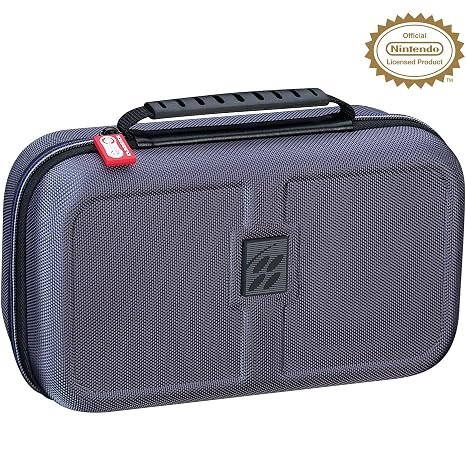 RDS - Officially Licensed Super Nintendo Classic Entertainment System Carrying Case Protective Deluxe Travel System with Gray Ballistic Nylon Exterior
