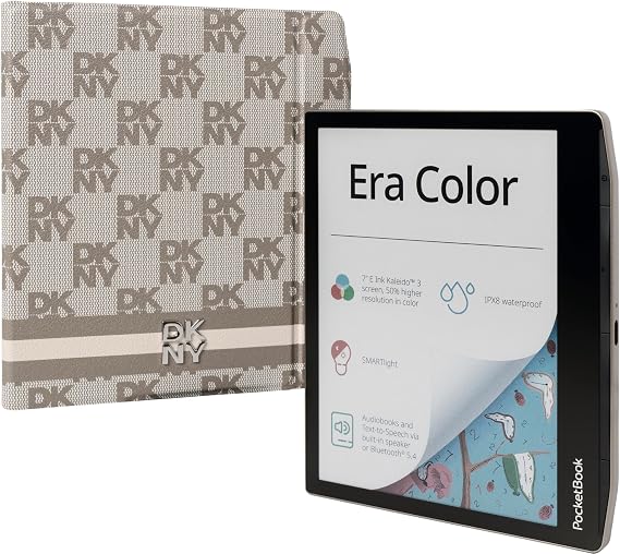 PocketBook Era Color E-Reader 7" E-Ink 32 GB Bluetooth Bej Çatı Paketi DKNY