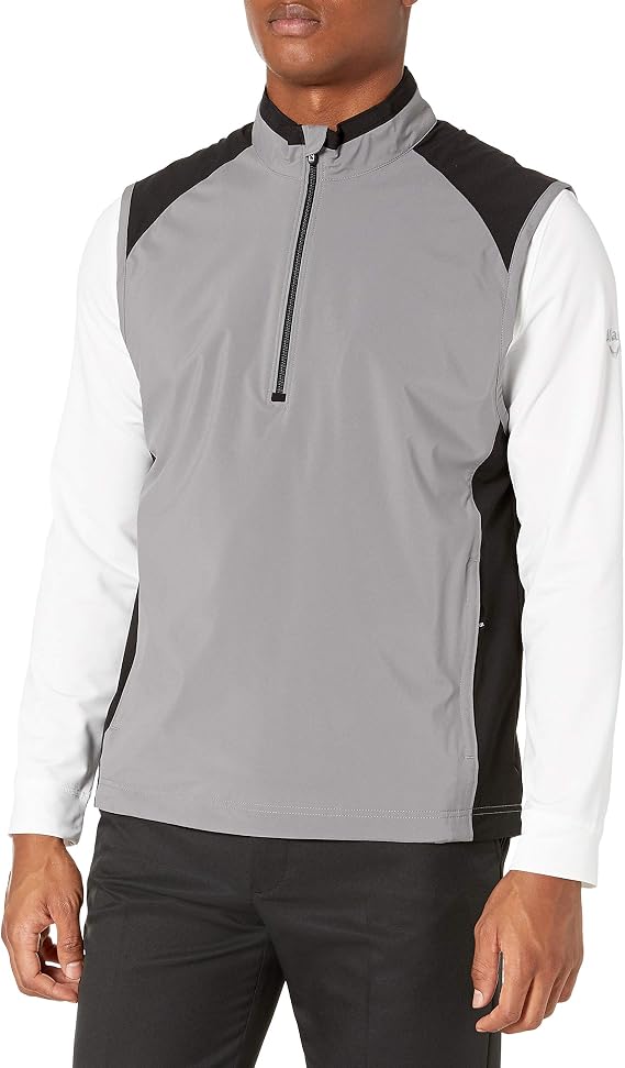 Cutter & Buck Men's CB Weathertec Summit Half-Zip Vest