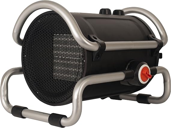 BLACK+DECKER 1500W Space Heater, Room Heater with Low, Medium & Fan Settings & Carry Handle for Transportation