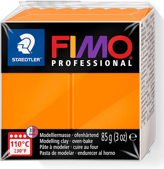Staedtler Fimo Professional Soft Polymer Clay, 3-Ounce, Orange