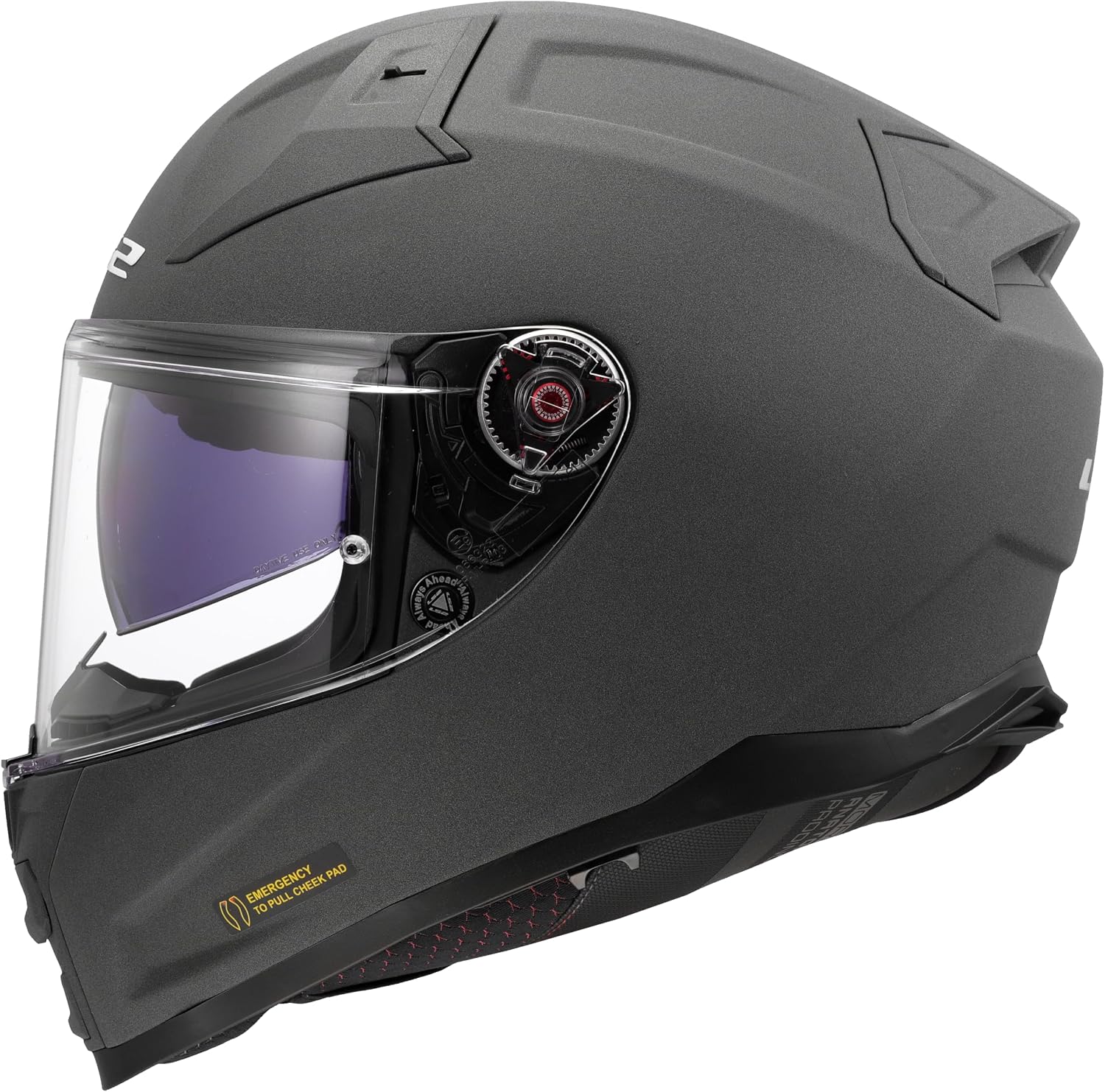 LS2 Integral Motorcycle Helmet Vector II Solid Concrete S