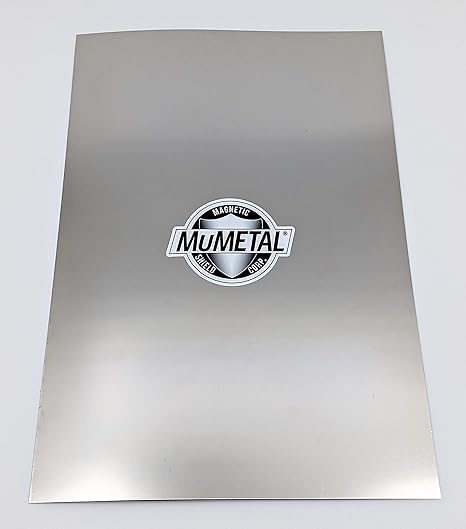 MuMETAL Magnetic Shielding Foil .010" Thick 8" x 12" Sheet