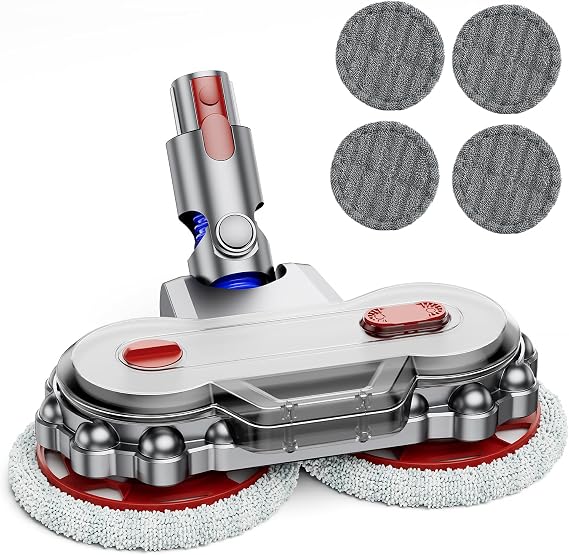Mop Head for Dyso V7/V8/V10/V11/V12/V15 Vacuum Cleaners, Electric Floor Mop with Removable Water Tank, Wet Mop Head Attachment Stick Vacuum, Electric Floor Mop for Hardwood Floors