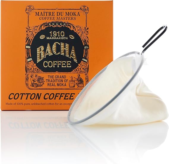 Bacha Coffee 100% Cotton Coffee Filter - 125mm (4 fl oz)