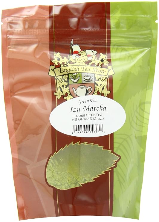 Izu Matcha Japanese Green Tea Powder, Sencha & Gyokuro Blend, 2oz Pouch | Premium and Finely Stone-ground for Traditional Tea Ceremony, Smooth Drinks, Lattes, Shakes and Baking, Resealable Pouch.