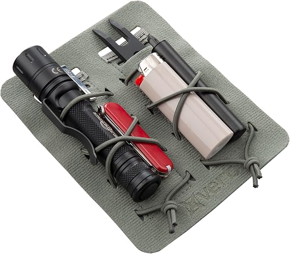 Vertx MAP Admin Double Compatible Molle System Organizer Insert Patch Panel Accessories Attachment for Tactical Backpack Bag, Flashlight and Tool Accessory Holder
