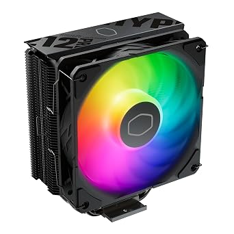 Cooler Master Hyper 212 PRO ARGB CPU Air Cooler 120mm High Performance PWM Fan, 4 Copper Heat Pipes, Sleek Design Top Cover, Low Noise & Easy Installation, AMD AM5/AM4 & Intel LGA 1851/1700