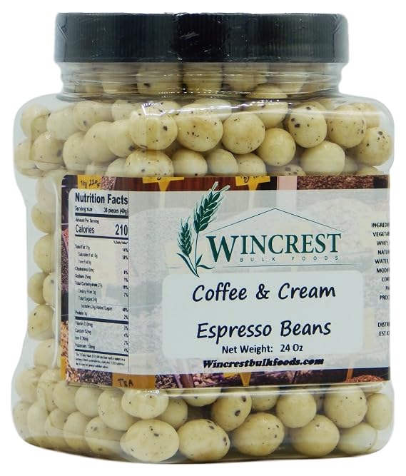 Chocolate Espresso Beans - 1.5 Lb Tub (Coffee & Cream)