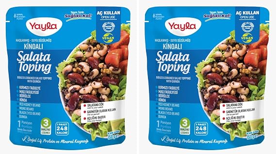Yayla Kinoalı Salata Toping 150 Gram 2li paket