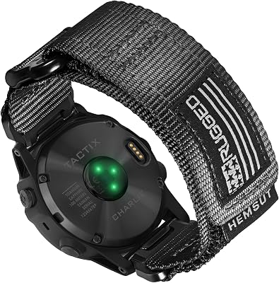 Nylon Sports Watch Band, 22mm Military Strap Compatible with Garmin Fenix 8 47mm 77 Pro66 Pro55 PlusE 47mm, MARQ AthleteGolferDriverCaptainAdventurerCommander, Instinct 2CrossoverTacicalEsportsTide, D2 Delta SDescent G1, Approach S6062S70 47mm, Forerunner965955945935745,Quatix 65, Epix 2