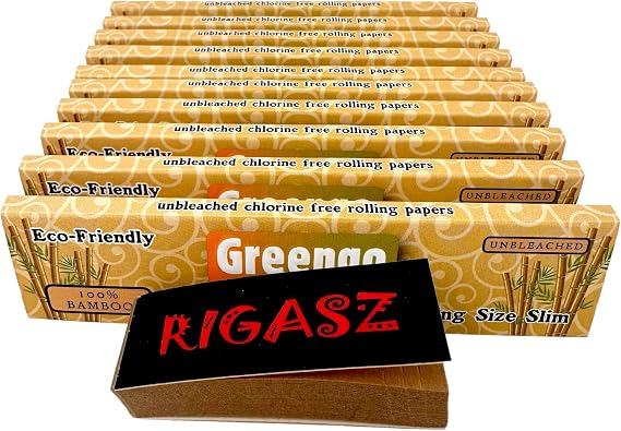 Filter Tips 10 Packs Bamboo King Size Slim Rolling Papers