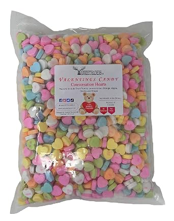YANKEETRADERS Conversation Hearts, 4 Pound Party Bag, Valentines, Weddings