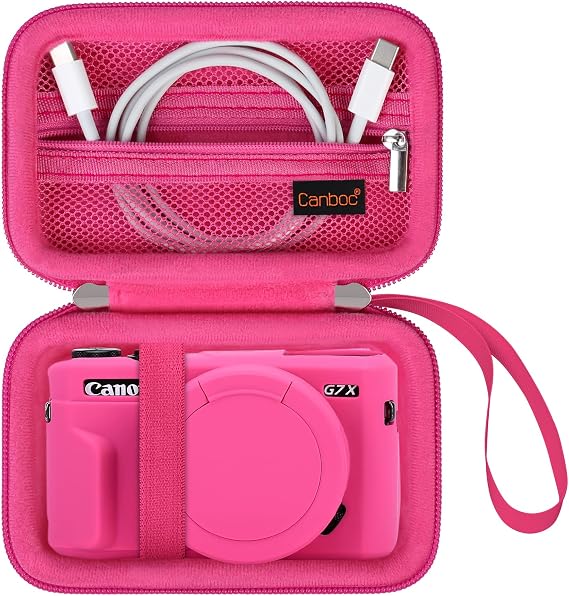 Canboc Case for Canon PowerShot G7X Mark III/ G7X Mark II Digital Camera