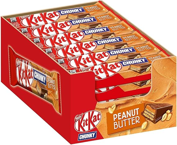 Nestlé Kitkat Chunky Peanut Butter 42g (Pack of 24)