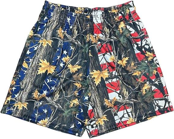 Mens Mesh Basketball Shorts Camo Print Breathable Athletic Shorts Cool Streetwear Outdoor Casual Wear