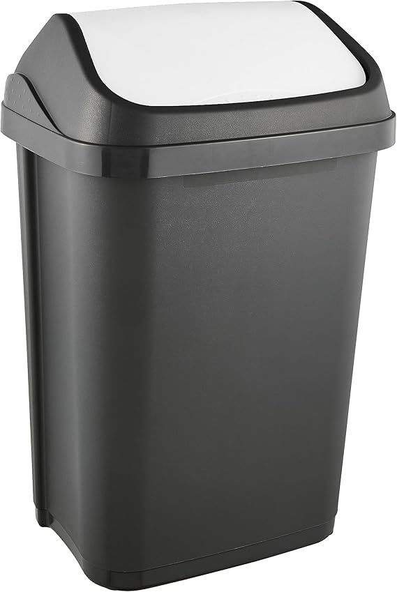 keeeper 25 Litre Swantje Swing Bin Graphite Grey